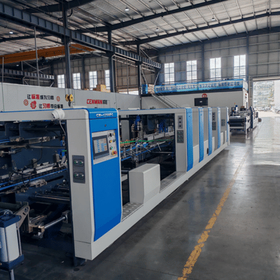 Cenwan Corrugated Folder Gluer Manufacturing Facility