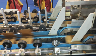 Folding Gluing Section