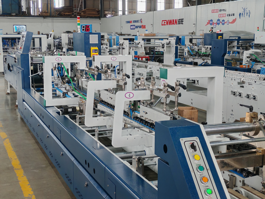 Cenwan Folder Gluer Factory Setup