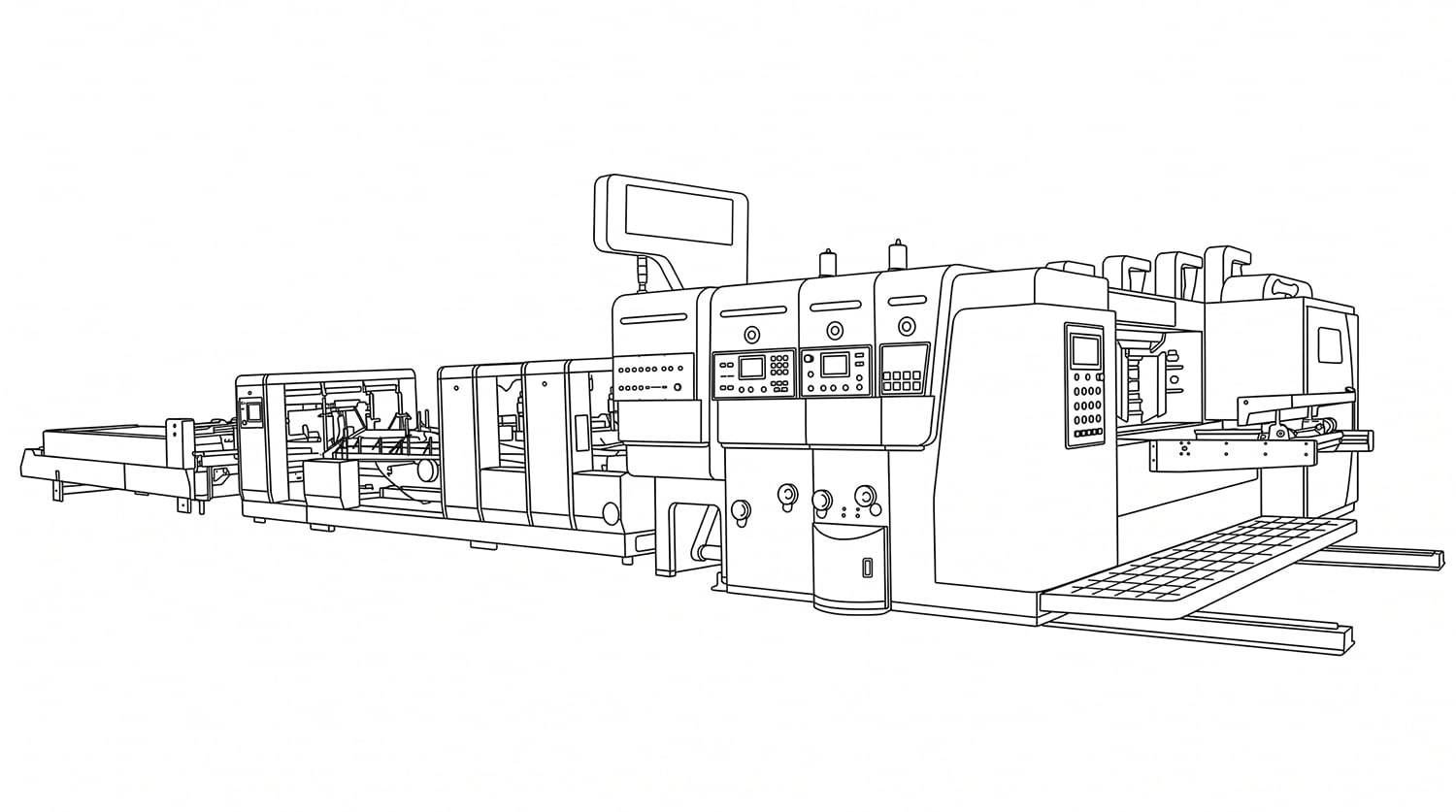 Tier 4 Integrated Folder Gluer Line