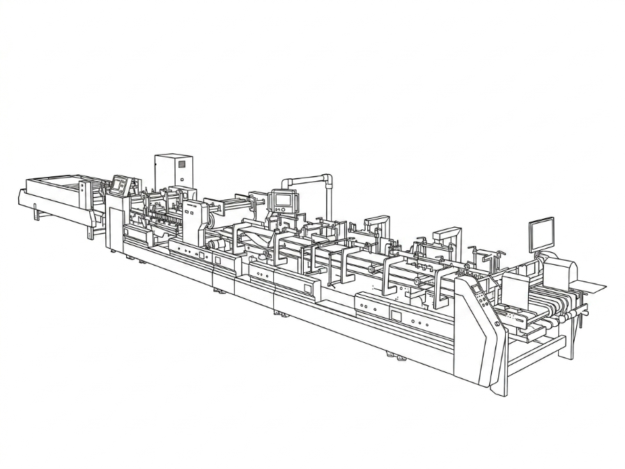 Tier 2 Advanced Folding Carton Folder Gluer