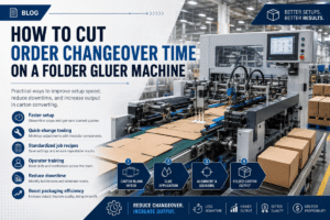How to Cut Order Changeover Time on a Folder Gluer Machine