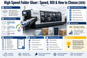 High-Speed Folder Gluer: Speed, ROI & How to Choose (2026)