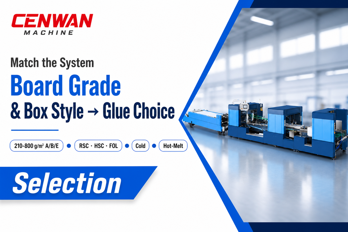 Matching the Glue System to Board Grade and Box Style — Cenwan Machine