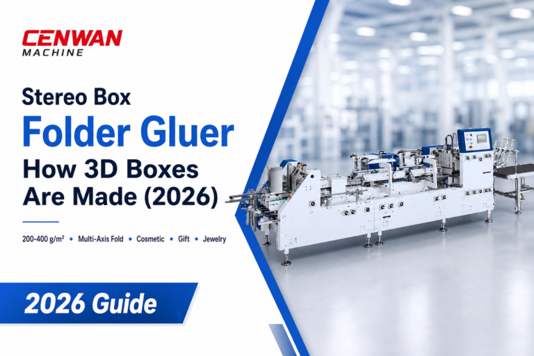 Stereo Box Folder Gluer: How 3D Boxes Are Made (2026)