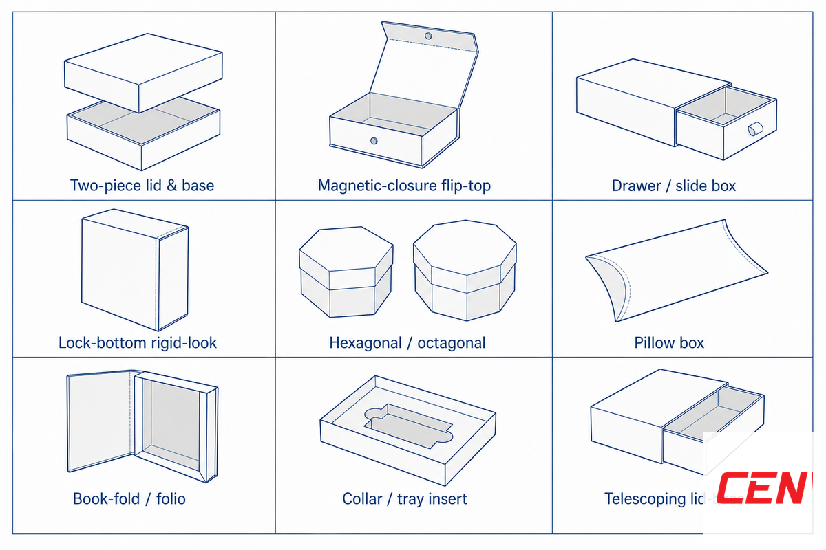 9 Box Styles a Stereo Box Folder Gluer Produces