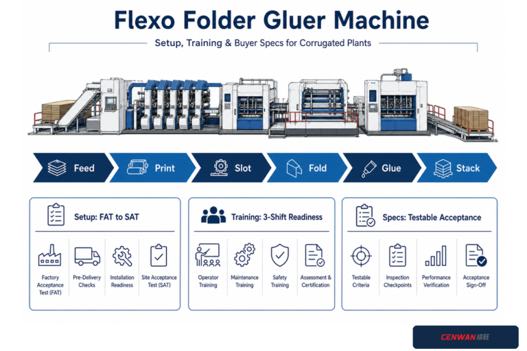 Flexo Folder Gluer Machine: Setup, Training & Specs