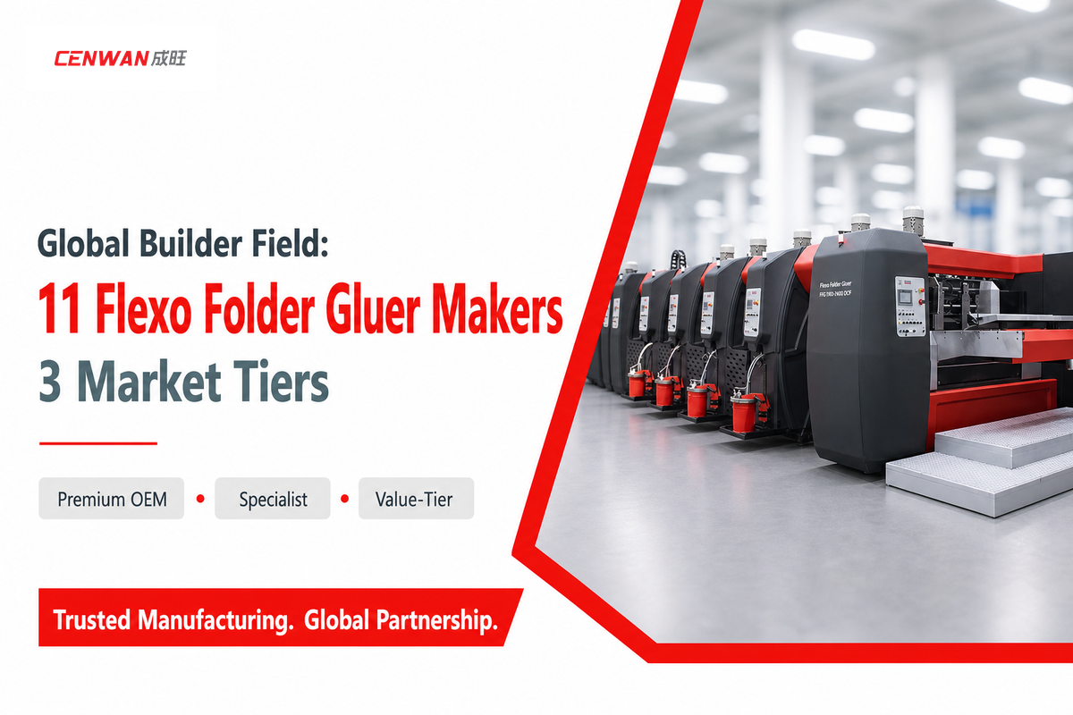 Who Builds Flexo Folder Gluers: Manufacturer Landscape — Cenwan Machine
