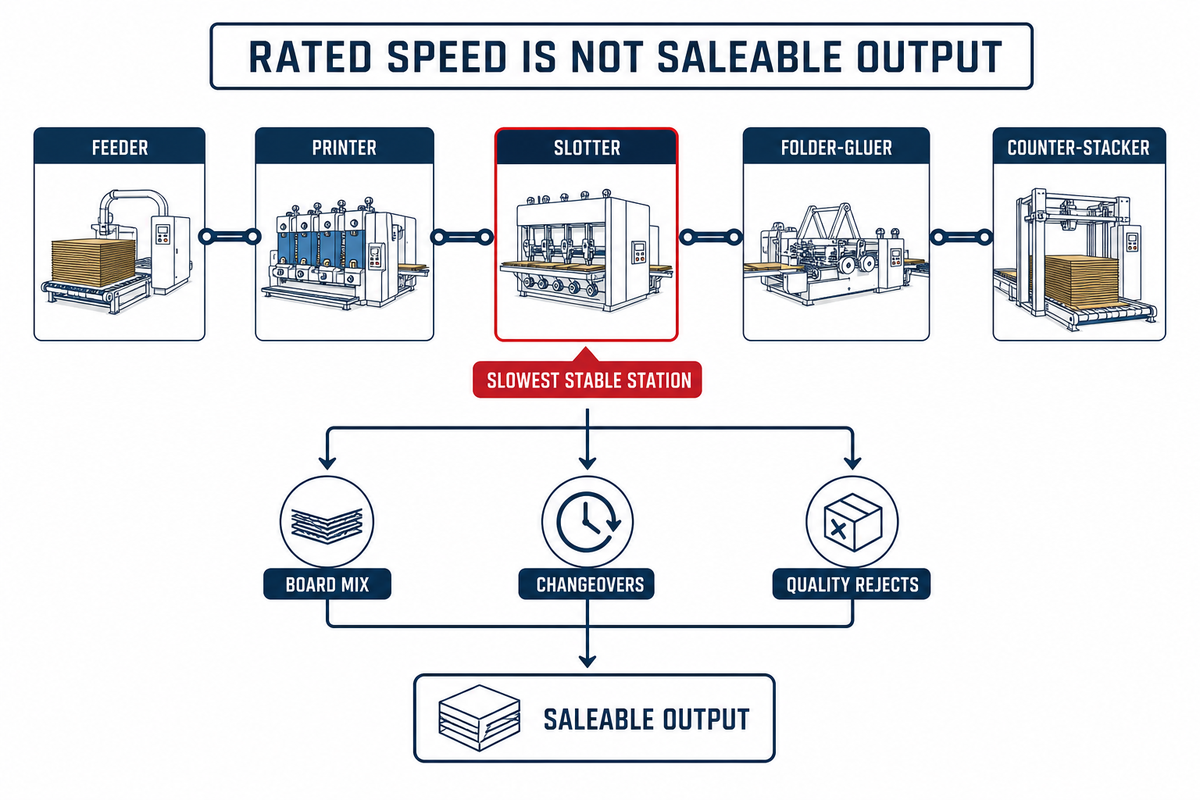 Why Nameplate Speed Is Not Saleable Output — Cenwan Machine