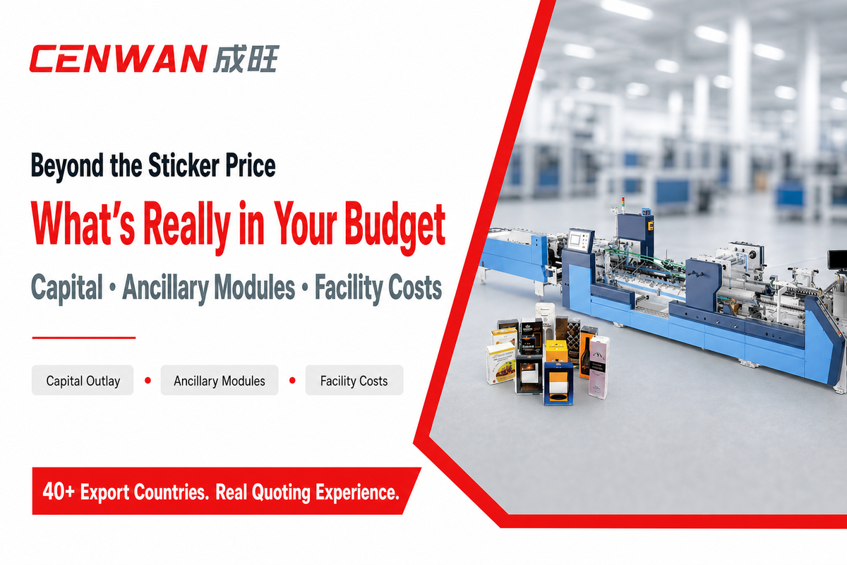 Beyond the Sticker Price: What a Folder Gluer Machine Budget Actually Includes — Cenwan Machine