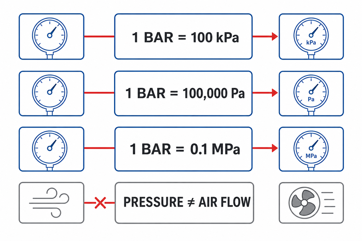What Bar and PSI Measure