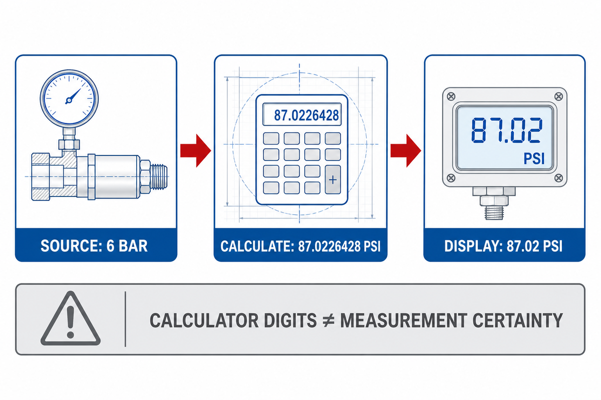 How Many Decimals Should a Pressure Conversion Keep?