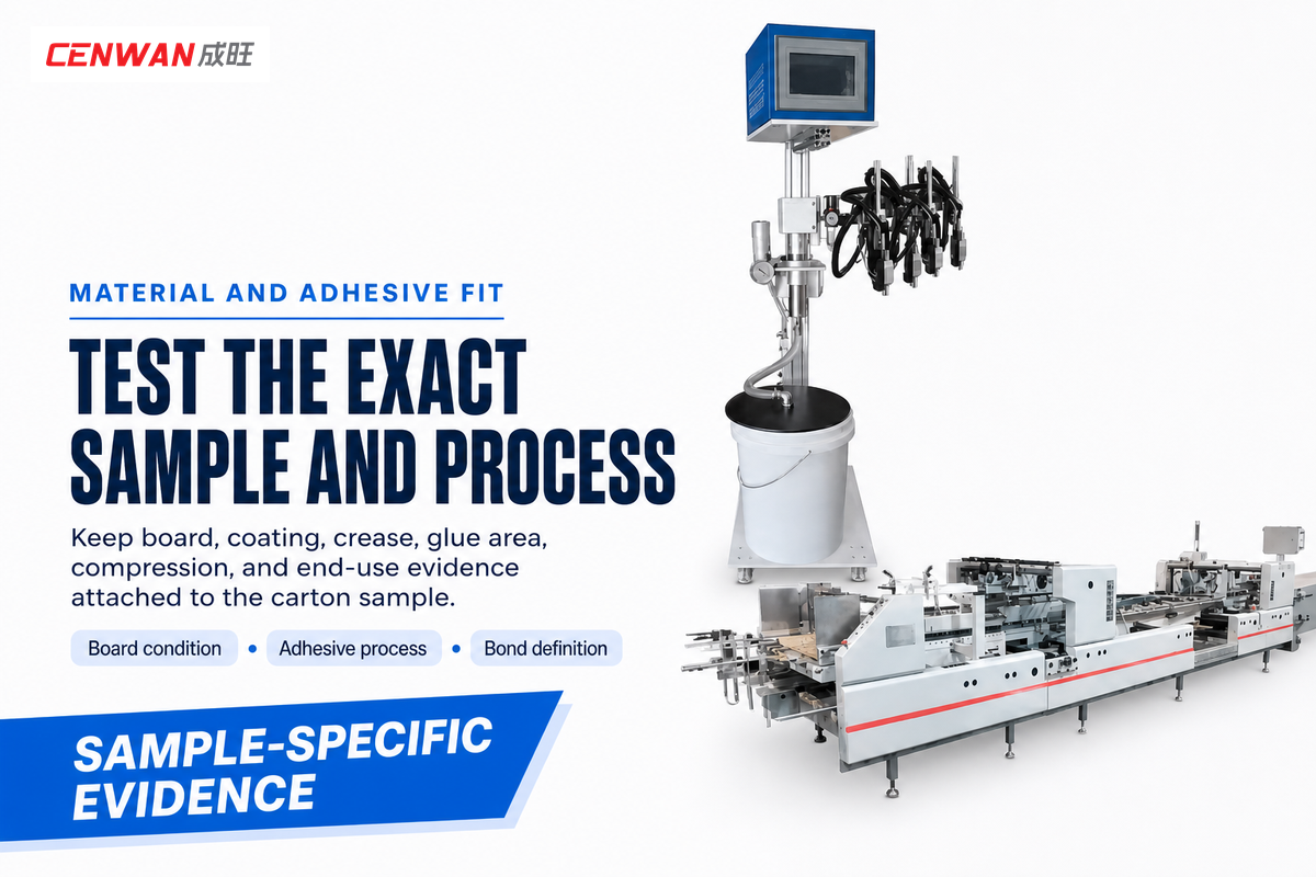 Validate Board, Adhesive, Folding, and Compression Fit — Cenwan Machine