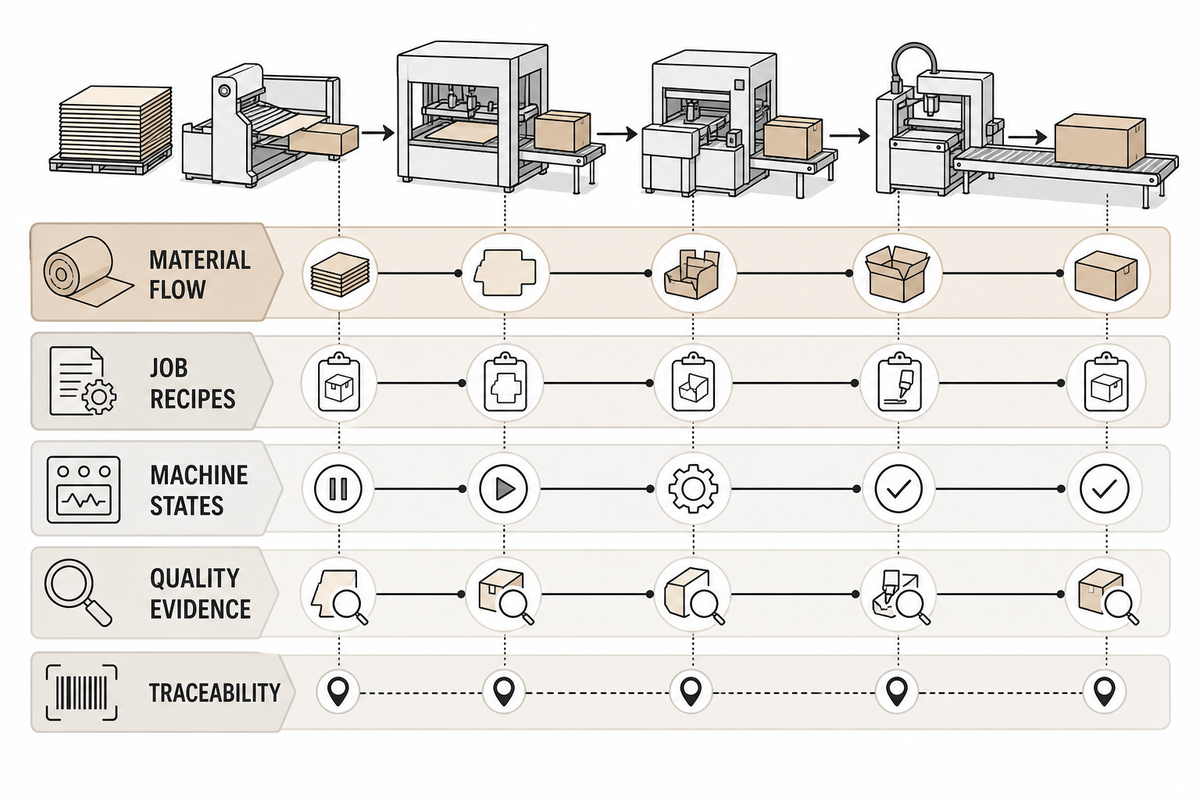 What a printing die cutting folding gluing line actually connects — CENWAN