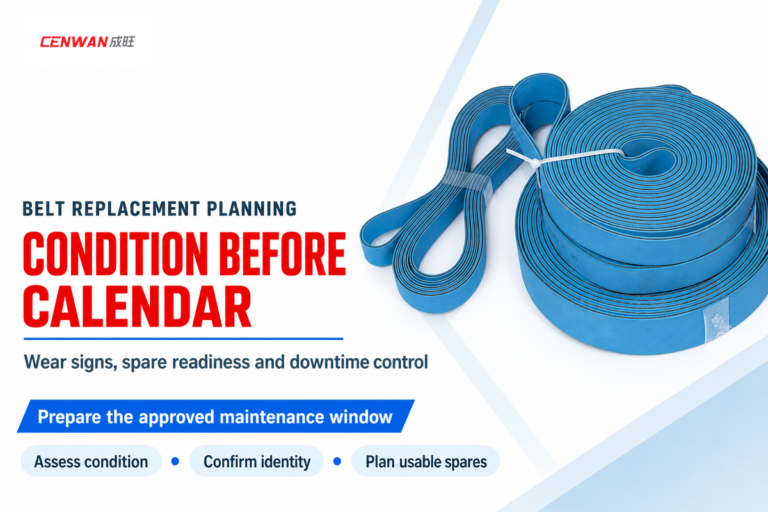 Folder Gluer Belt Replacement Interval: 5 Checks