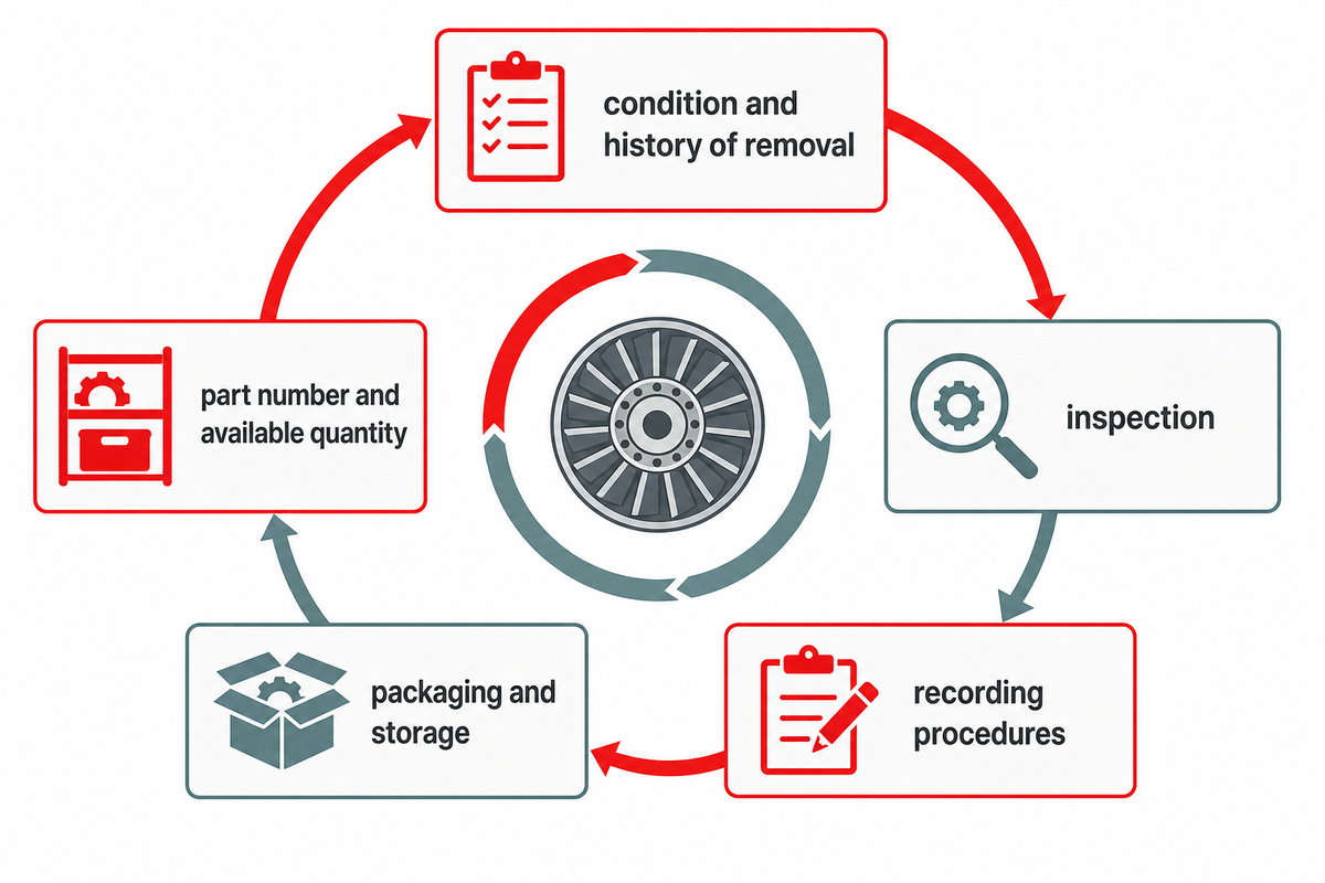 Removal history and stored condition inform the next planning cycle.