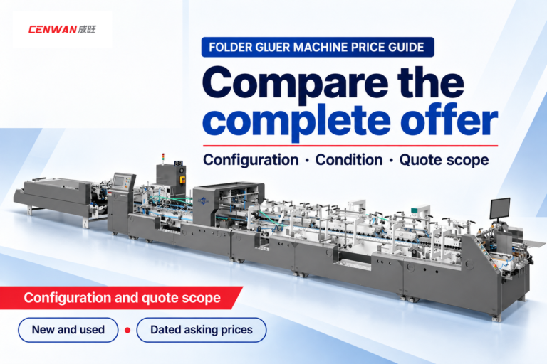 Folder Gluer Machine Price Guide (2026): New & Used