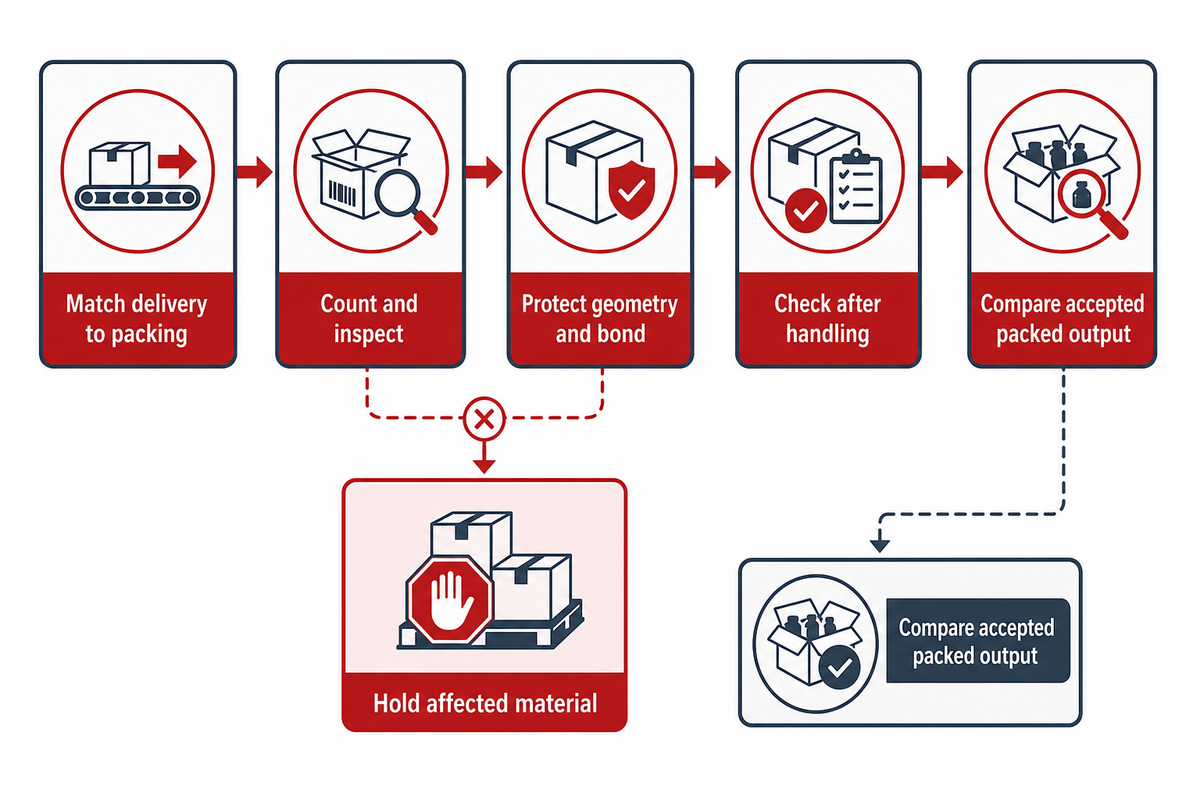Check quality after downstream handling; evidence-based editorial synthesis of the section sources.
