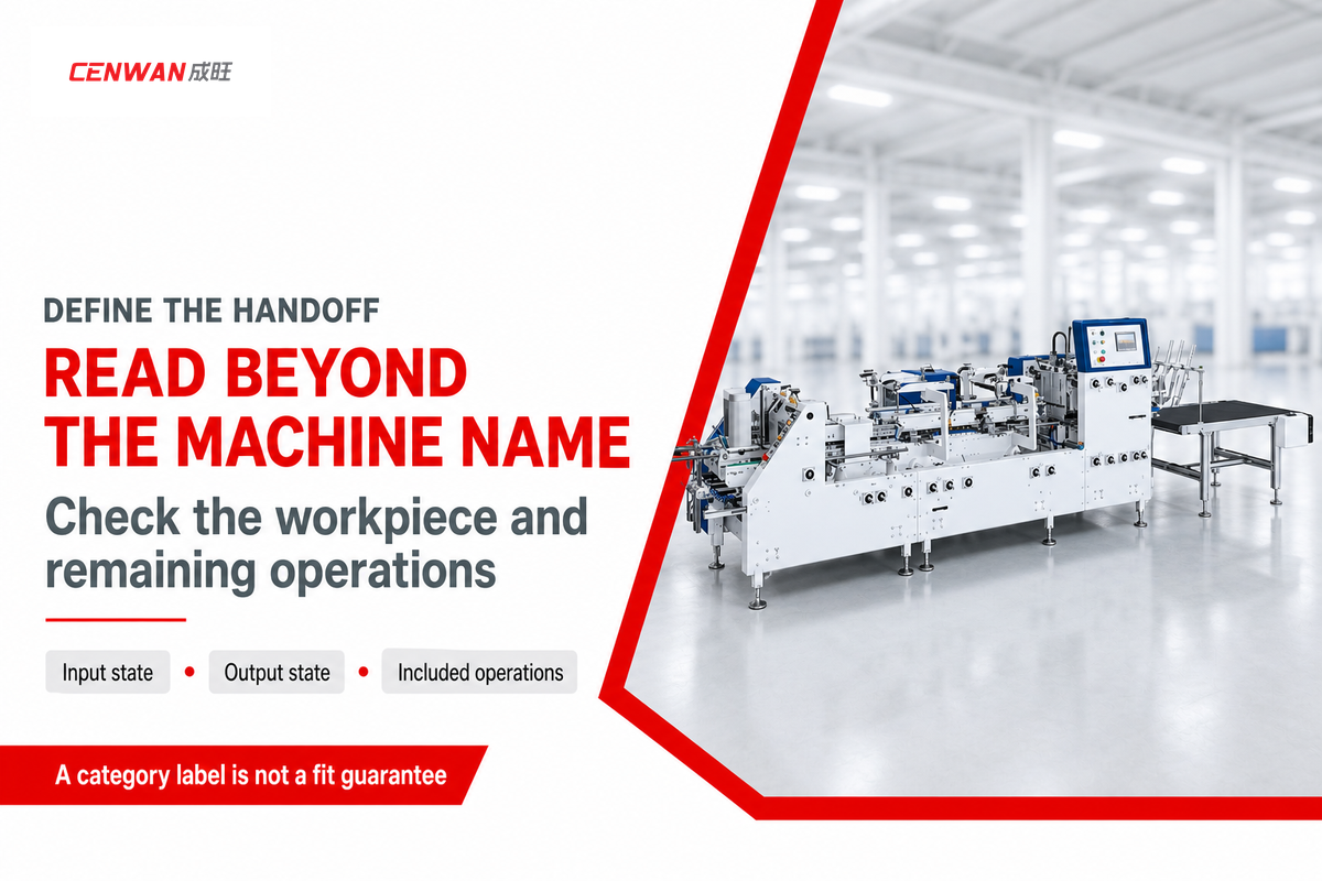 أدمج العملية المختارة في خط التعبئة والتغليف لديك — Cenwan Machine