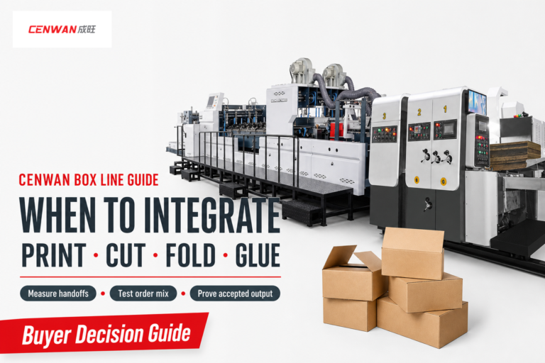 Box Line Automation: When to Integrate Print, Cut & Glue?