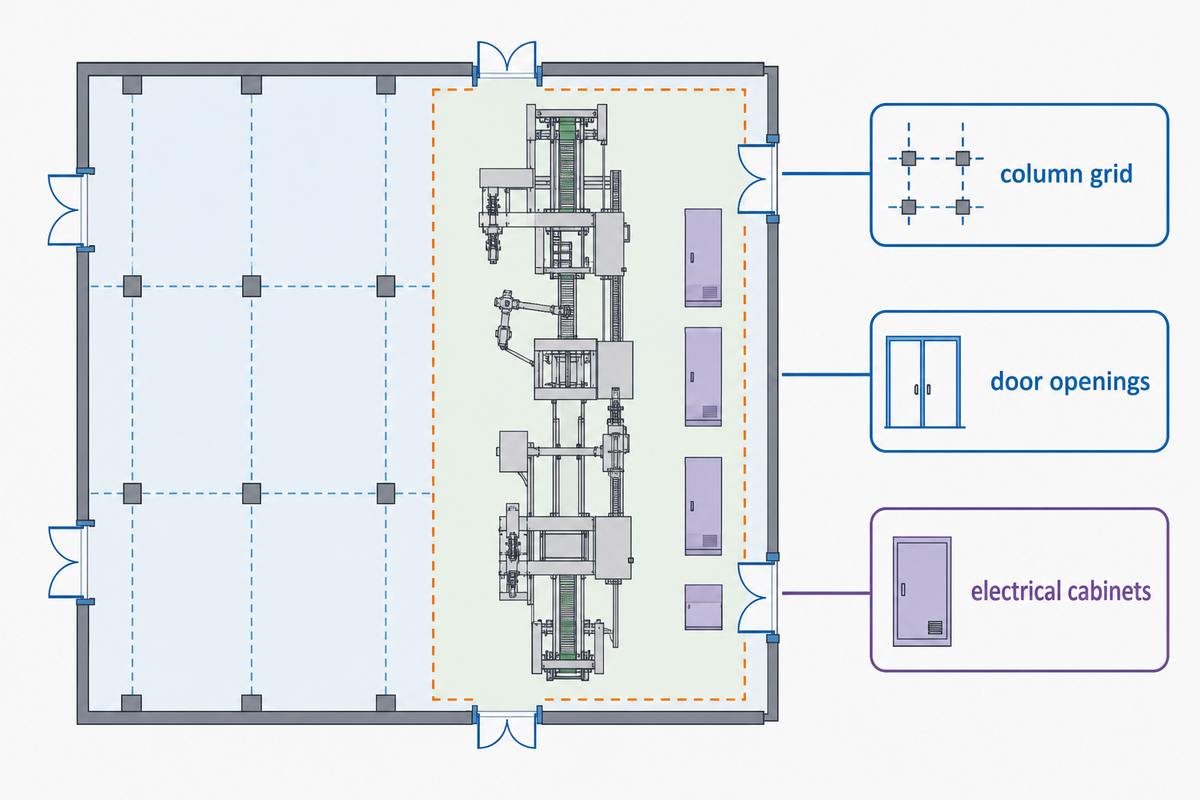 2. Draw the machine train and the plant-fit envelope visual evidence map