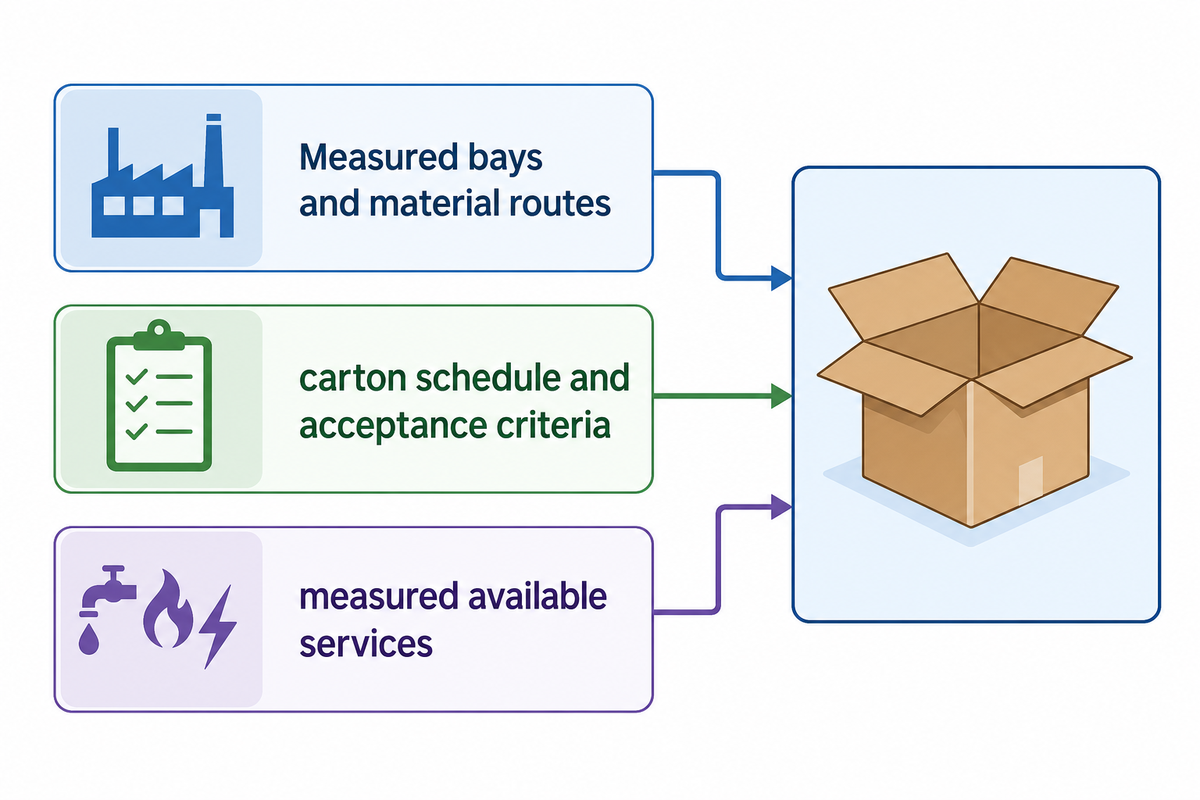 7. Send a site-input pack that suppliers can actually quote visual evidence map