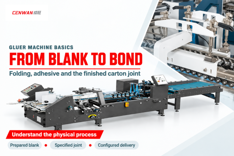 What is a Gluer Machine? Process, Types and Output